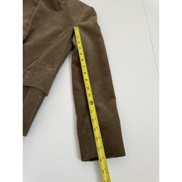 Lauren Moffatt Corduroy Elbow Patch Blazer Jacket S Cotton Made in USA Western - Picture 8 of 13